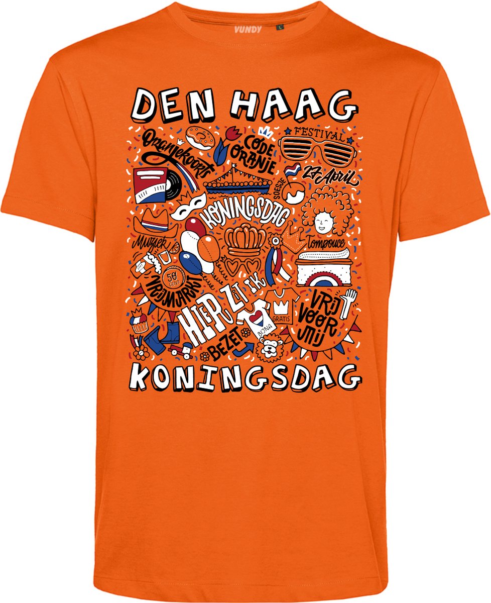 T-shirt Den Haag Oranjekoorts | Oranje | maat XS
